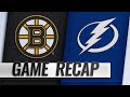 Lightning rally with three goals to down Bruins, 5-4