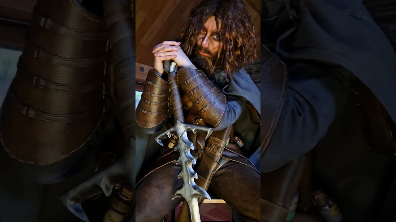 Ciwen - the dark wanderer mage 🗡️🔮 #cosplay #creative #diy #craft #transformation #art #artist