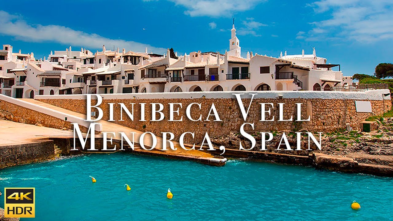 🇪🇸 Binibeca Vell 4K HDR - Menorca, Balearic Islands, Spain