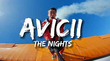 (4K) Avicii - The Nights (lyrics) + Gopro Clips