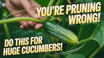 The Secret to Endless Harvests – How to Prune Cucumbers for Maximum Yield and Healthier Vines.