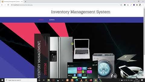 Inventory Management System Using PHP and MySQL