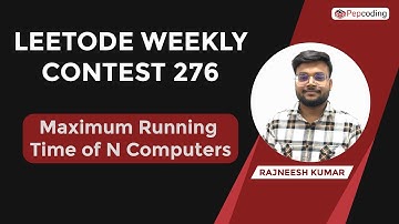 Maximum Running Time of N Computers  | Leetcode 2141 | Leetcode Weekly Contest 276 Solution | Java