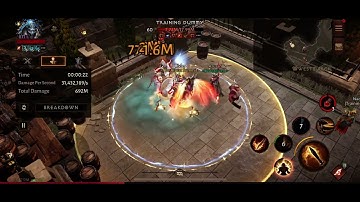 Diablo Immortal 30m Crusader Dps with only 3 abilities used