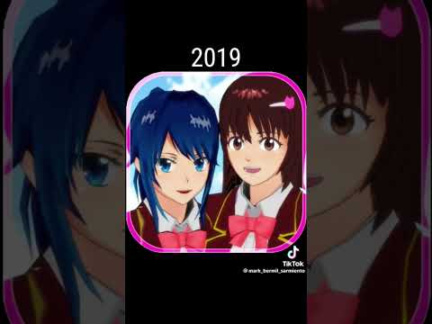 Sakura School Simulator Game Icon From 2018 to 2023😨?! || #sakuraschoolsimulator