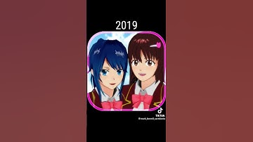 Thumbnail of Sakura School Simulator Game Icon From 2018 to 2023😨?! || #sakuraschoolsimulator
