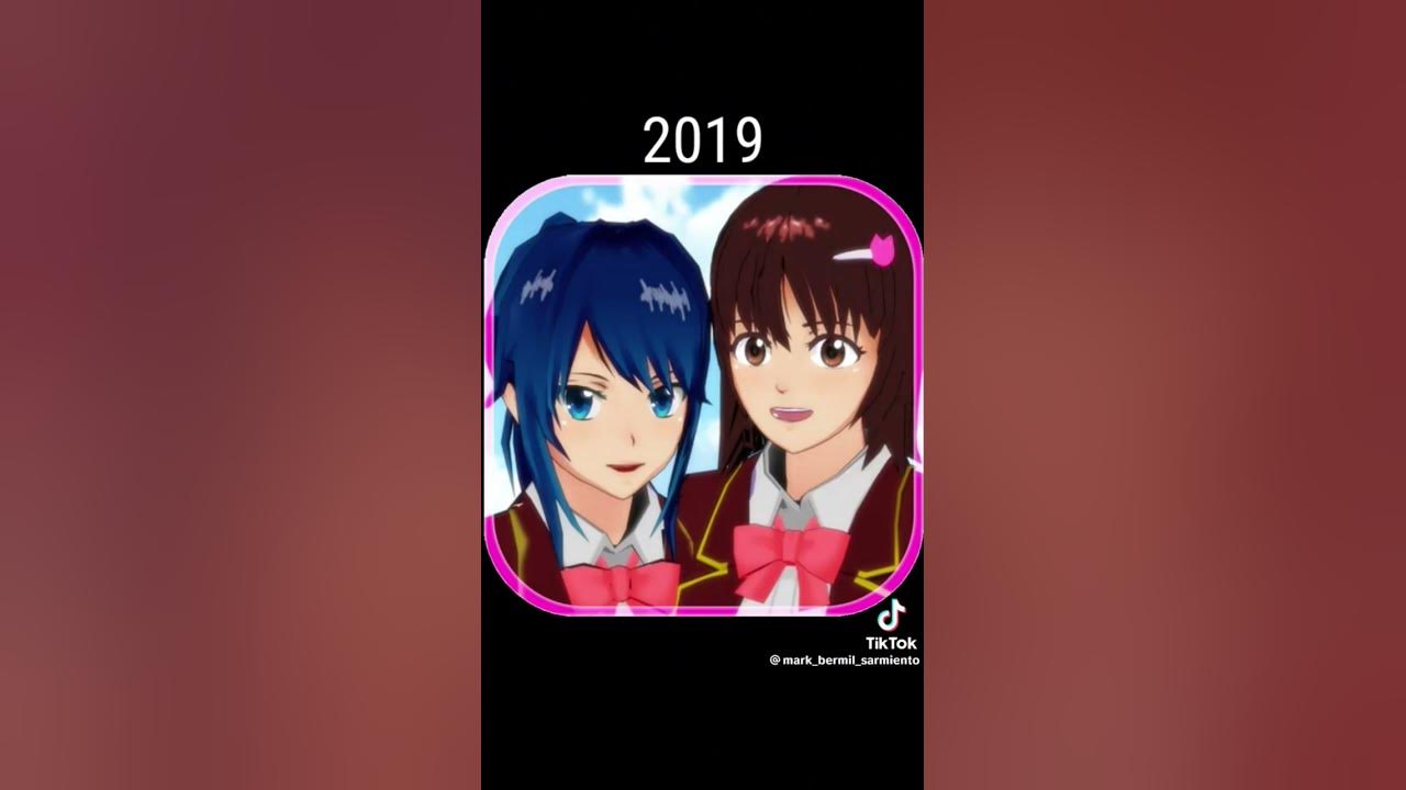 Sakura School Simulator Game Icon From 2018 to 2023😨?! || #sakuraschoolsimulator