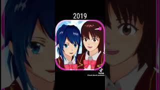 Sakura School Simulator Game Icon From 2018 to 2023😨?! || #sakuraschoolsimulator screenshot 4