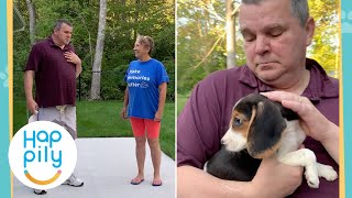 Dad Who Lost Two Dogs Over Tough Few Years Surprised With Puppy