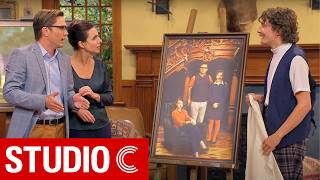 Artist Puts Himself In His Paintings - Studio C