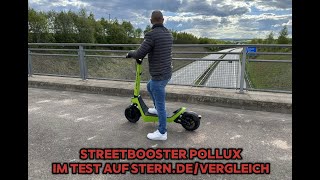 EScooter STREETBOOSTER Pollux im Test auf STERN.de/Vergleich