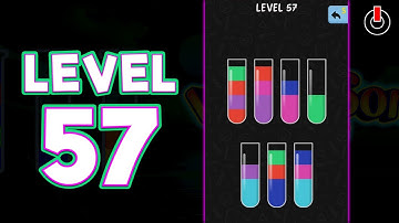 Water Color Sort Level 57 Solution
