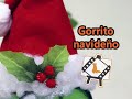 Gorrito navideño / Tutoriales