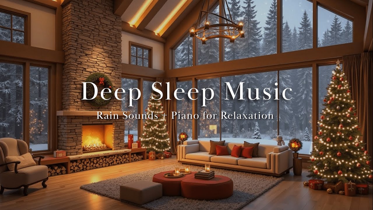 Cozy Winter Snow Piano ️ Soft Melodies for Deep Sleep & Relaxation ...