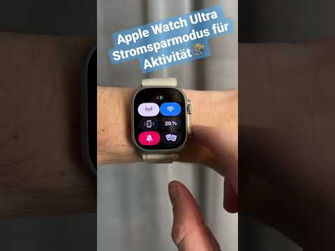 Video: Wie aktiviere ich den Energiesparmodus auf der Apple Watch?