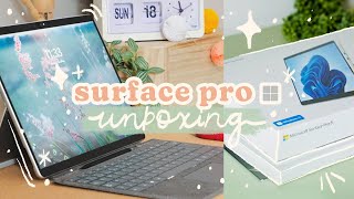 Unboxing My New Surface Pro 8 (+ Accessories) ✨