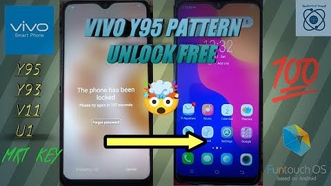Vivo Y95/Y93/V11/U1 Pattern Unlock FRP Remove Done By MRT|| New Method|| 100% Free