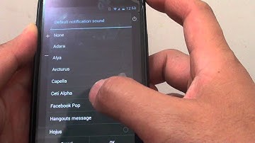 Goolge Nexus 4: How to Change Default Notification Sound