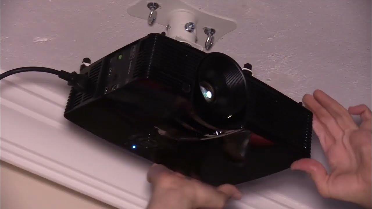 Optoma OCM818WRU Low Profile Ceiling Mount Projector install video