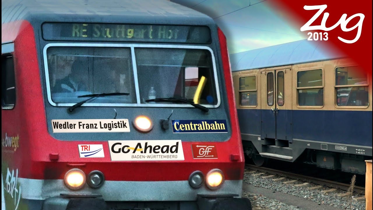 DOKU: Eine Linie, viele Firmen | n-Wagen beim RE 90 Nürnberg - Stuttgart als Ersatzverkehr