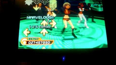 DDR Hottest Party Karma Chameleon Expert FC AA with hand markers and gimmicks on.