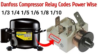 Fridge Danfoss Compressor Relay Code Connect Power Wise Compressor