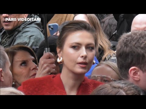 Maria Sharapova @ Paris Fashion Week 2 march 2024 show Hermès