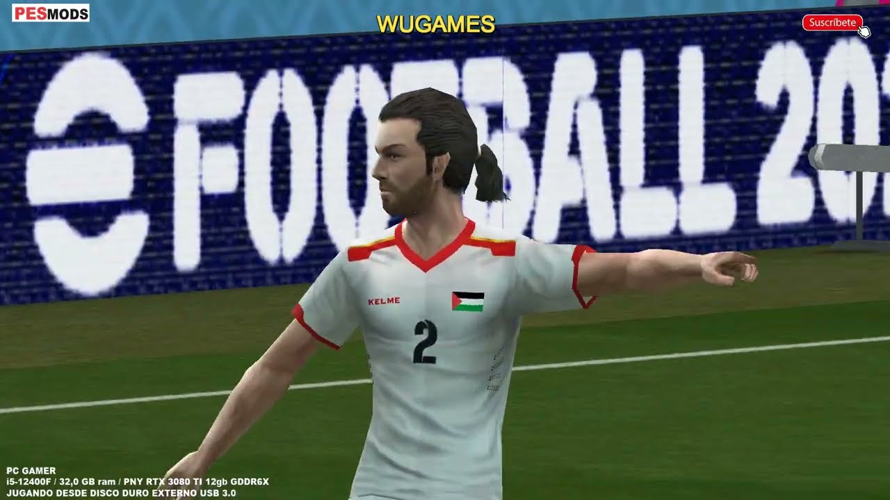 PES 6 AFC ASIAN CUP - (gameplay China vs Palestine) - PC RTX 3080TI