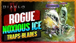 My New NOXIOUS ICE TWISTED BLADES Rogue Build For T75+ Nightmare Dungeons !! | Diablo 4