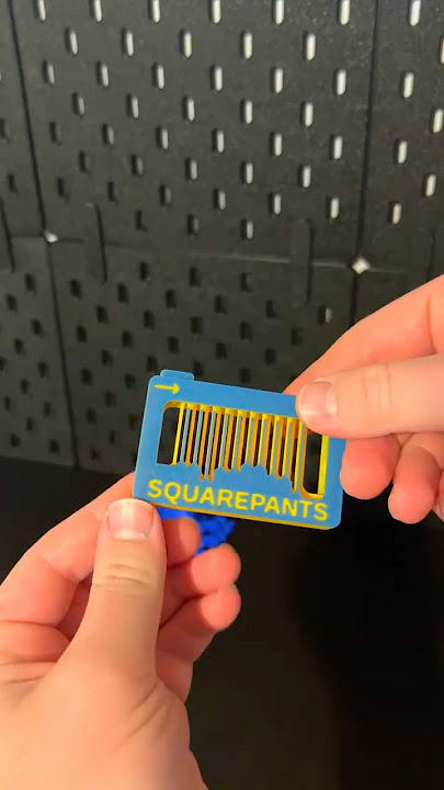 3D Printed SpongeBob Theme Song Music Fidget #3dprinting #howto