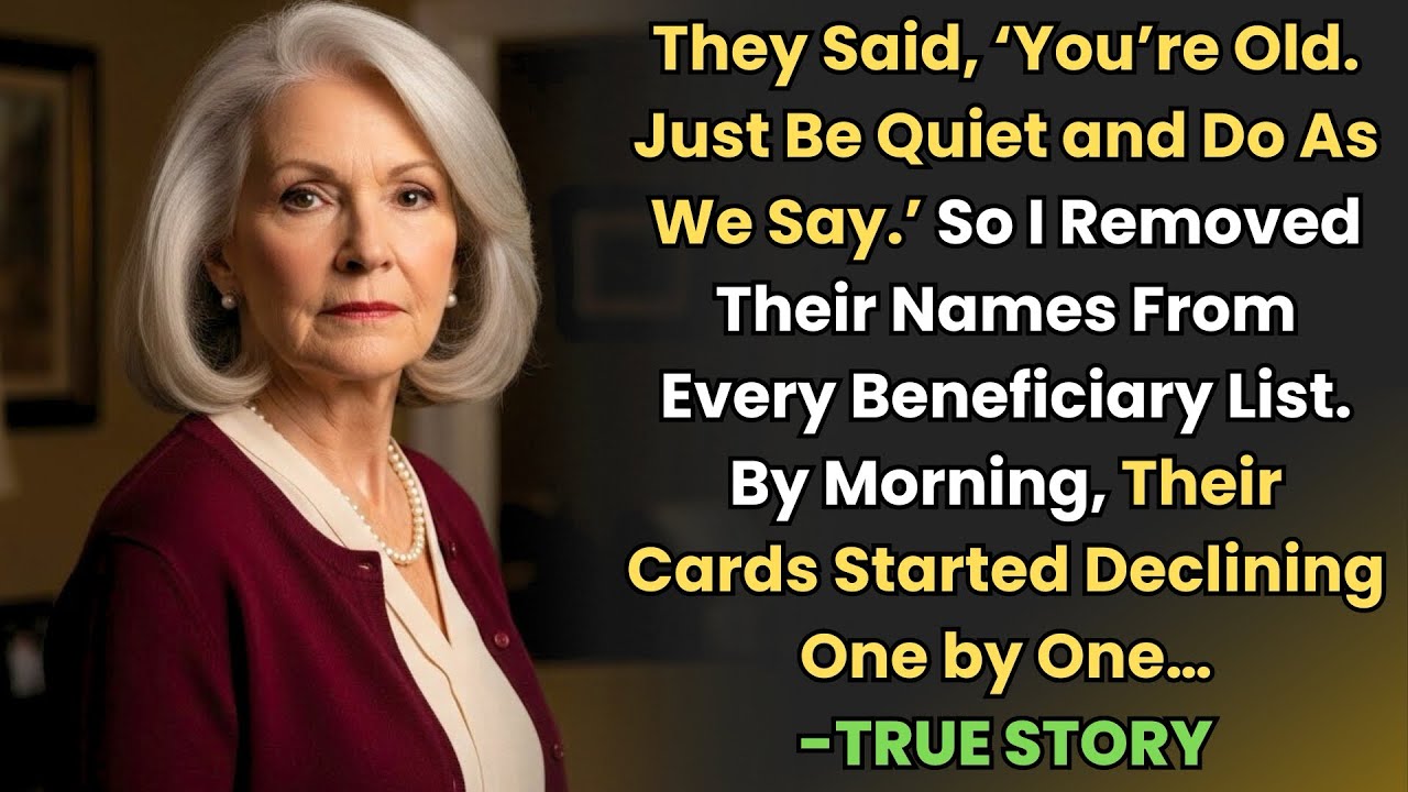 ЕЁ РЕАЛЬНАЯ ИСТОРИЯ ИЗ ФЛОРИДЫ 👵💸 Они сказали ей: «Просто замолчи», поэтому она стерла их имена и...