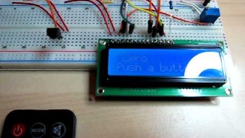 IR, LCD and Arduino