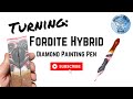 Turning Fordite Hybrid Diamond Painting Pen