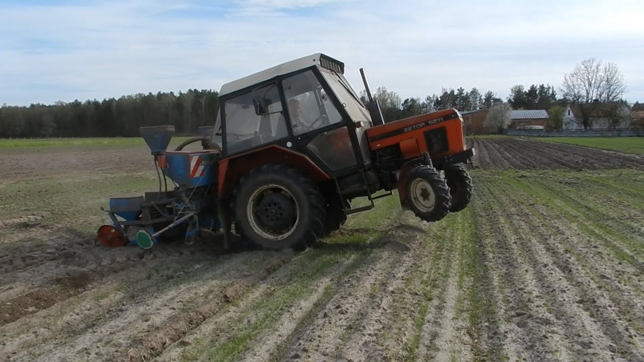 MONOSEM PNU🔥Ogień z rury przód do góry🔥Siew kukurydzy 2020☆Zetor 5211