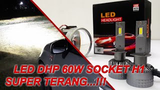 bohlam led H1 paling terang 30watt 5500k 3800lux