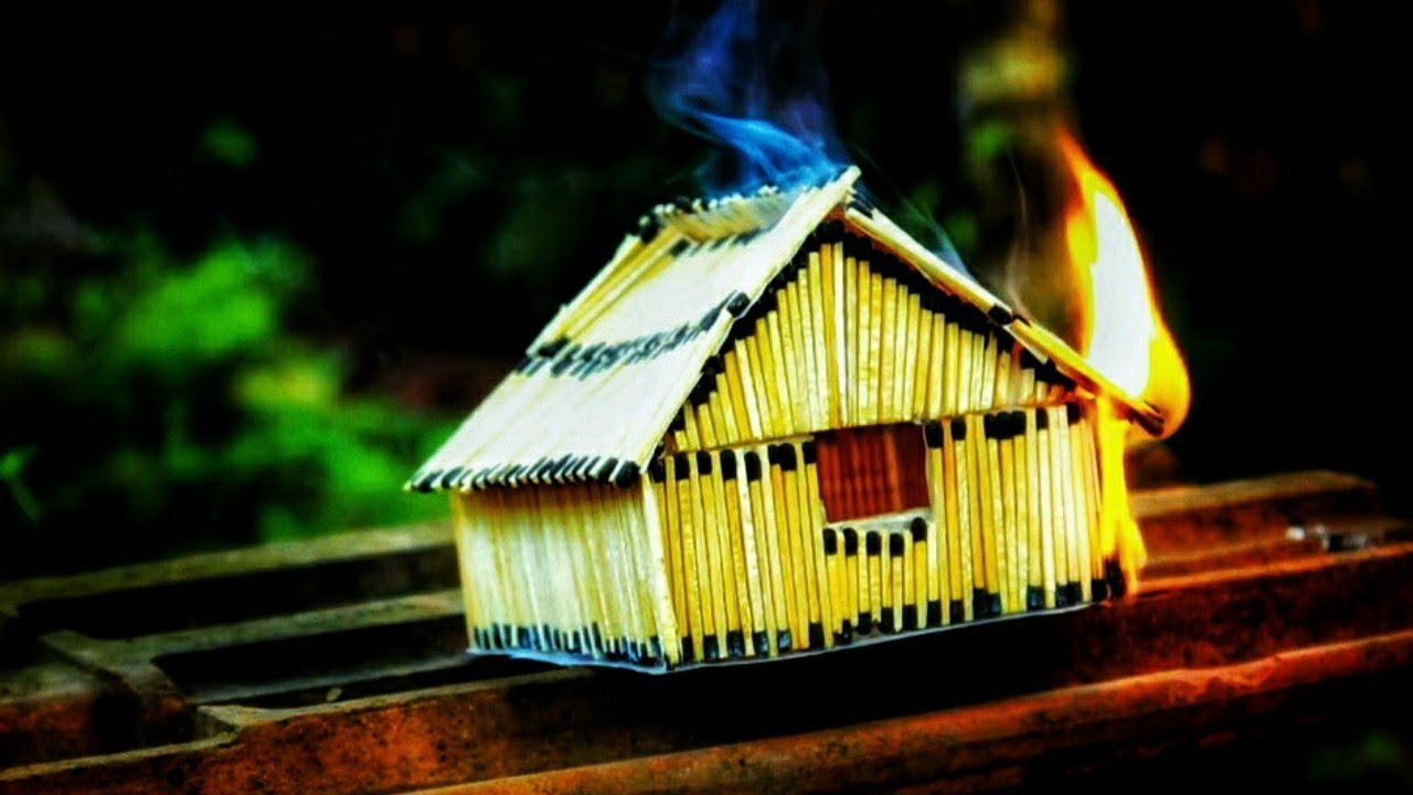 How to Make a Matchbox House/ make matchstick house/ magicentertainment