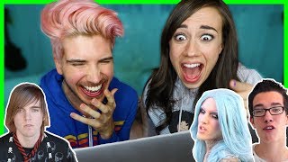 REACTING TO YOUTUBERS BEFORE THEY WERE FAMOUS! w/Colleen | Shane Dawson, James Charles, Jeffree Star