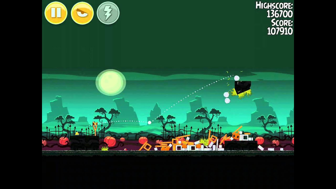 Ham'o'ween 2-14 | Score 143420 | Angry Birds Seasons - YouTube