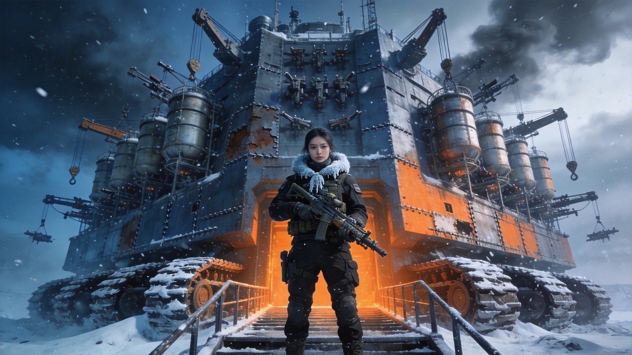 防禦力MAX！開局打造「鈦合金安全屋」！外牆厚度1米！室內恆溫26度！看著仇人在零下百度哀嚎，太爽了#極寒末世 #末日 #末世