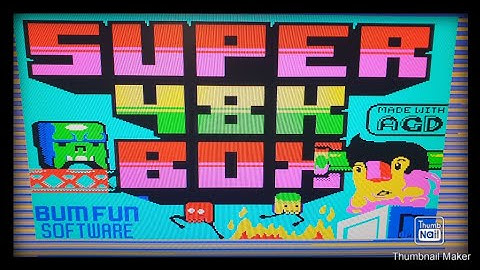 zx spectrum homebrew game review (super 48k box)