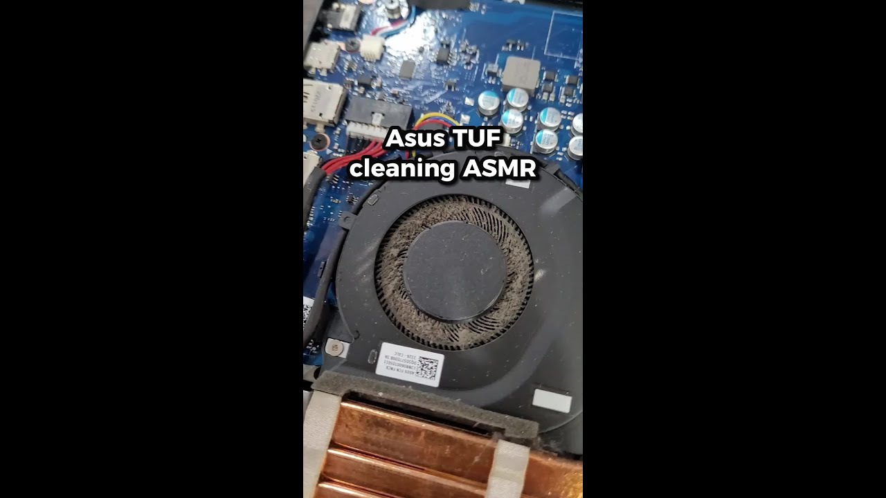 ASUS TUF Laptop Cleaning ASMR YouTube