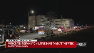 Authorities respond to bomb threats in Robertson County