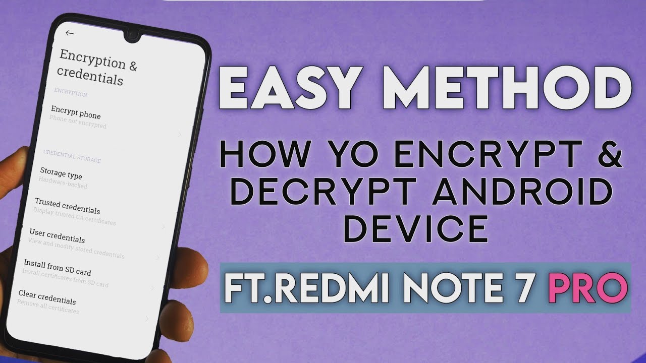 How To Decrypt And Encrypt Any Redmi(Xiaomi) Device Easily