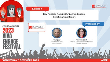 AMER | SWOOP 2023/24 Viva Engage Benchmarking Report Key Findings | Viva Engage Festival 2023