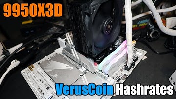 Ryzen 9 9950X3D Veruscoin Hashrates (VRSC)