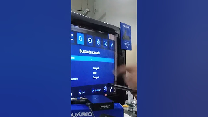 Busca de canais do conversor digital