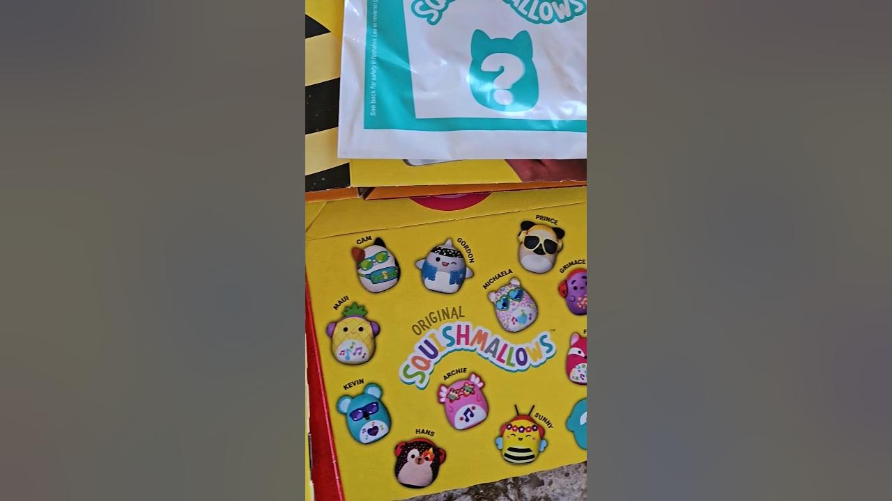 Codes on the Squishmallow Happy Meal Toys from McDonald's?!? mcdonalds