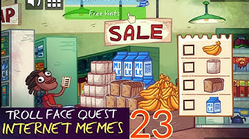 Troll Face Quest : Internet Memes : Level 23 : Android / iOS Game