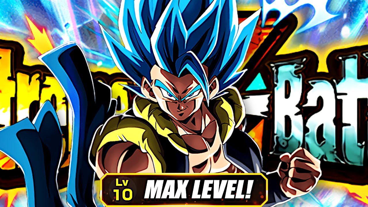 HAHAHAHAHAHAHAHA!!!! LEVEL 10 LINKS 100% EZA LR STR GOGETA BLUE! (DBZ:  Dokkan Battle) 