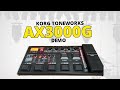 Korg toneworks ax3000g guitar multieffects demo